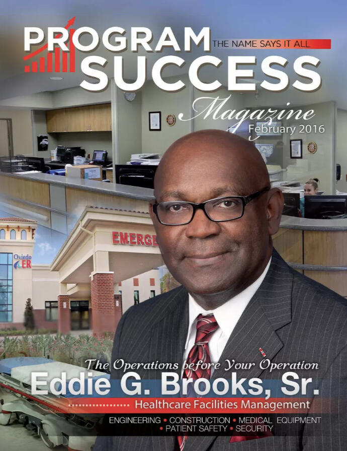 Program Success Magazine Cover April 2016 featuring an American football player about to throw a ball